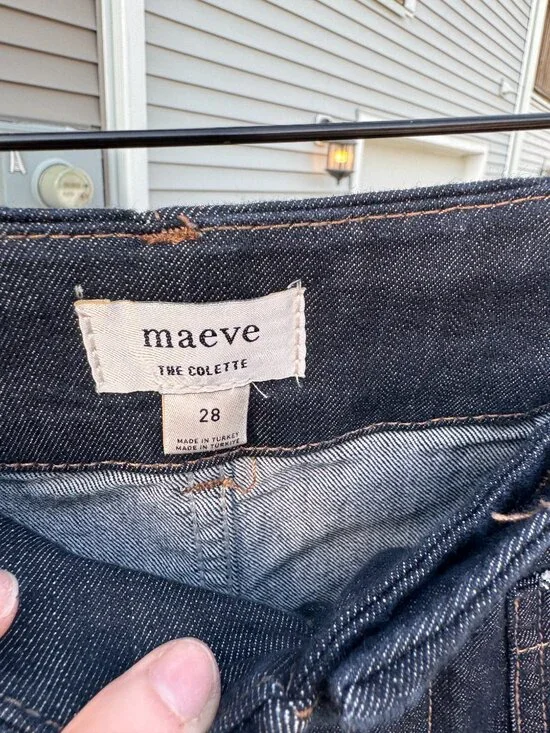 The Colette Crop High-Rise Wide-Leg Jeans by Maeve - Picture 4 of 5